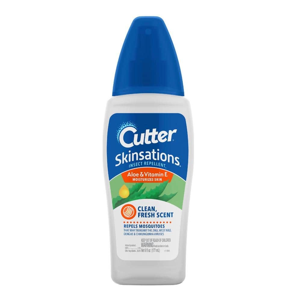 Diversey Cutter Skinsations Insect Repellent Liquid, 6 fl.oz Pump Spray, 12/CT